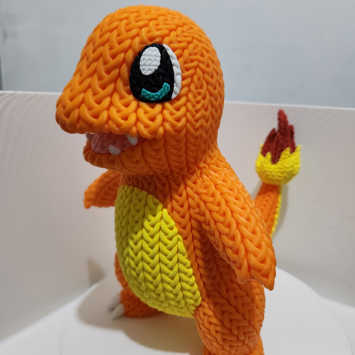 Charmander estilo Crochet Figura 3D