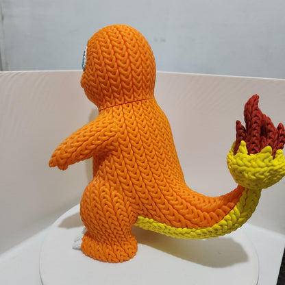 Charmander estilo Crochet Figura 3D