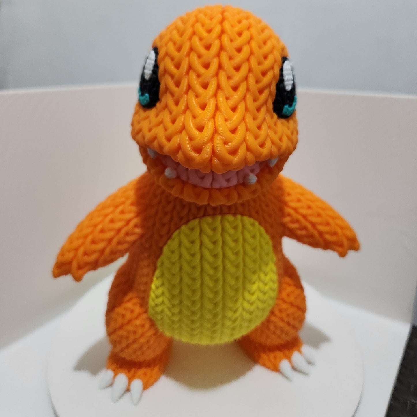 Charmander estilo Crochet Figura 3D