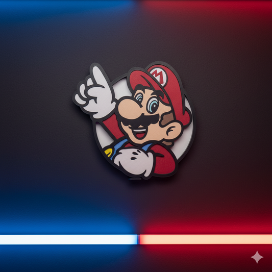 Mural Mario Clásico (Fanart Super Mario)