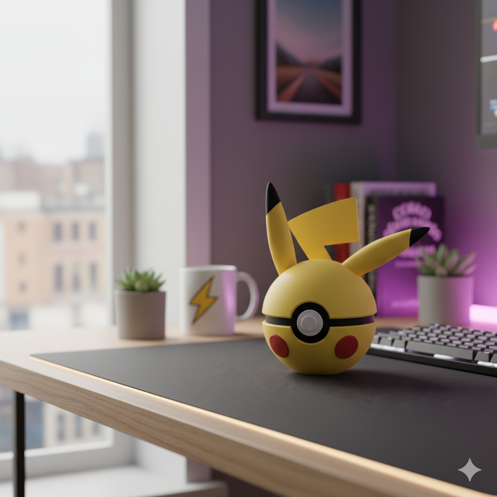 Pokébola Pikachu 3D  — La chispa que faltaba en tu colección