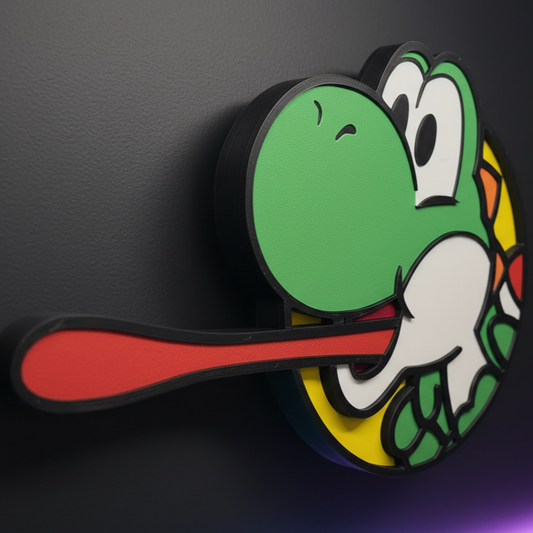 Mural Yoshi Clásico (Fanart Super Mario)