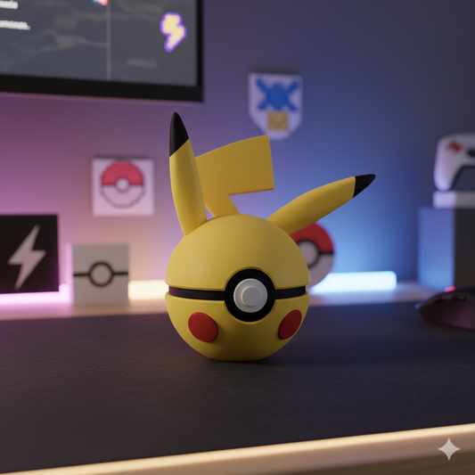 Pokébola Pikachu 3D  — La chispa que faltaba en tu colección